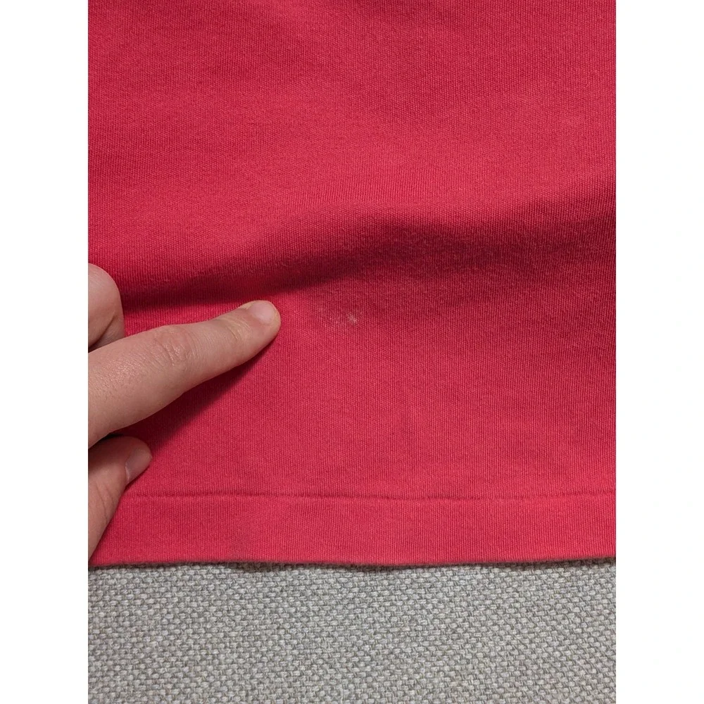Polo Ralph Lauren Polo Shirt Men's L Red Pique Knit Cotton Short Sleeve Pony